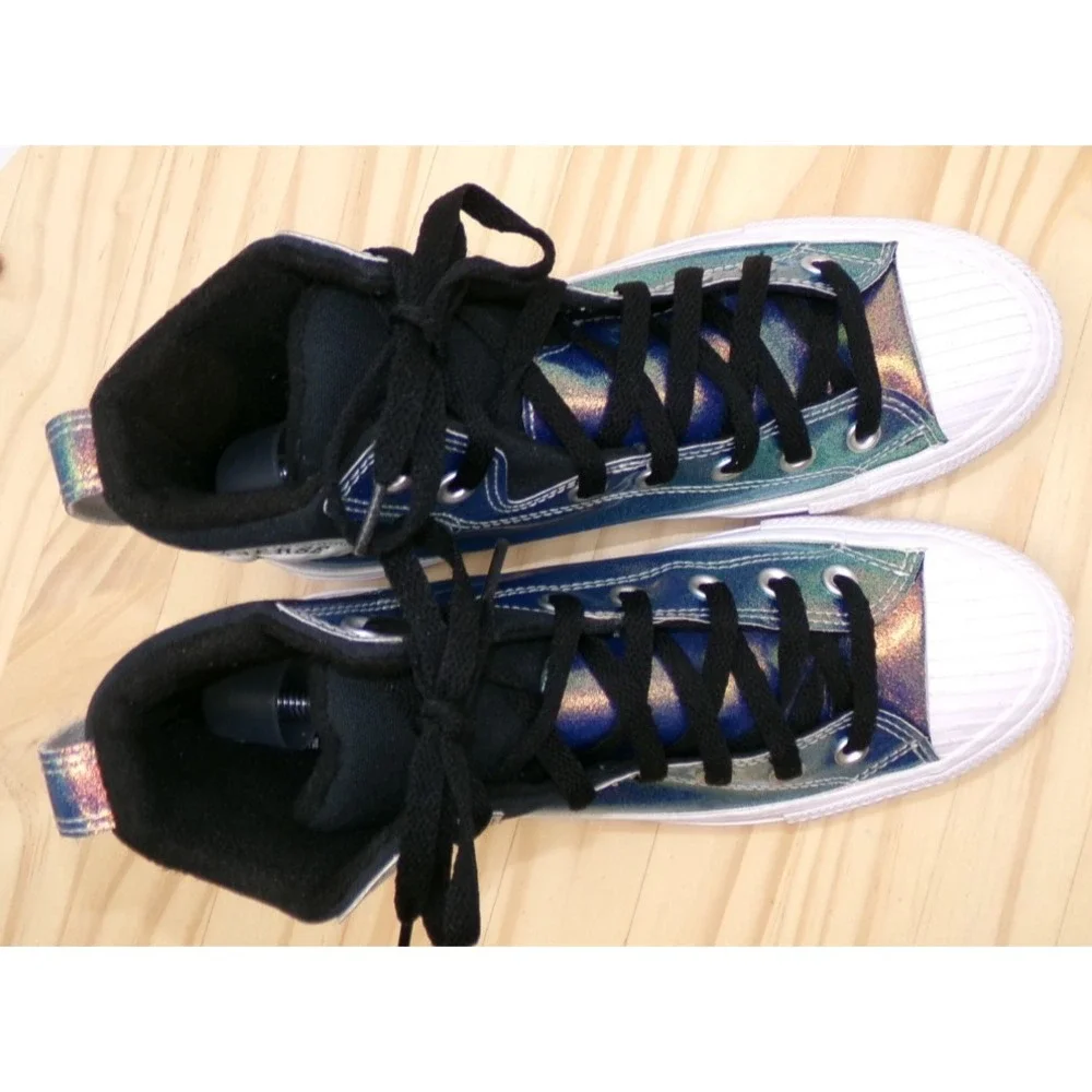 Converse Counter Climate Berkshire Boot Kids Sz 6 Iridescent Holographic Glitter